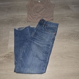 Madewell The Perfect Vintage Crop Jeans